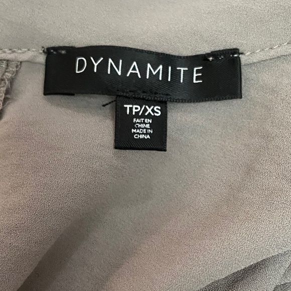 Dynamite Mock Neck Blouse - Picture 4 of 4